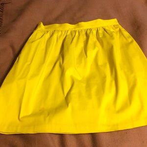 Alice + Olivia yellow skirt